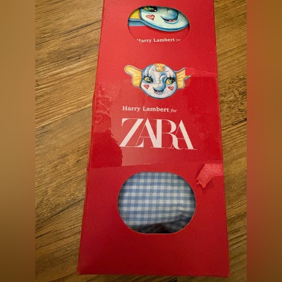 **RARE-**Nib- Zara Man-LABEL POPLIN BOXERS X HARRY LAMBERT-L - Picture 2 of 4